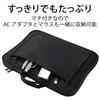 ELECOM Computer Case PC Case 11.6~14.1 Inch Wide 13.3 Inch (MacBook Pro 13) Case with Handle Black BM-IB016BK