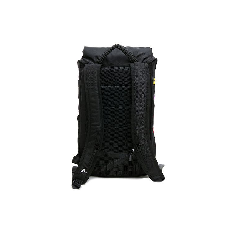 Jordan Colorful Jumpman Logo Large Capacity Casual Sports Polyester Basketball Computer Backpack Unisex backpack Black 9A0254-K5T