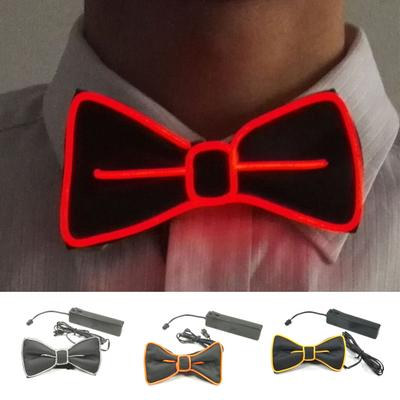 Costume Luminoso Staccabile Design Accessorio Cravatta a Farfalla Luminosa
