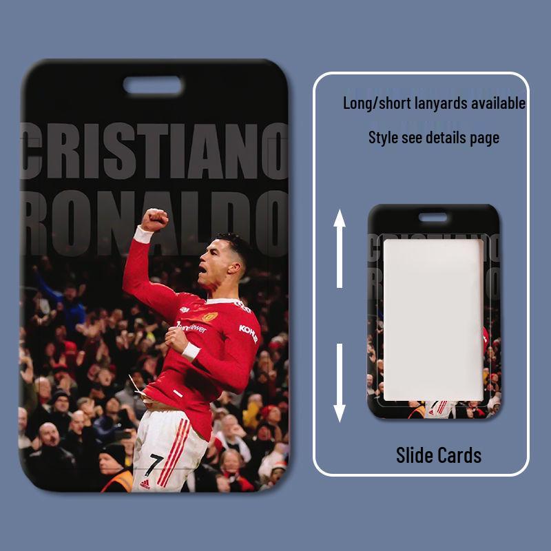 CR7 Plastic Sliding Cover ID & Badge Holder for Students and Professionals