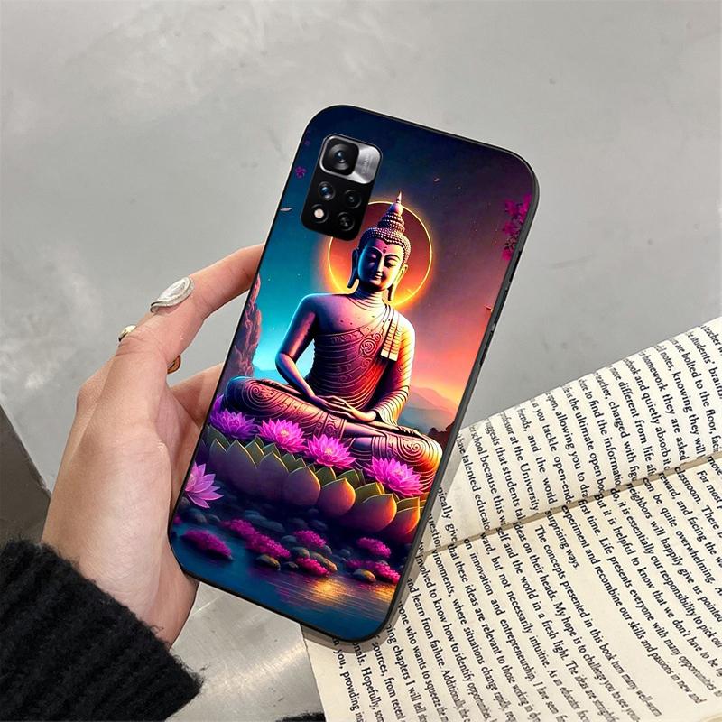 Phone Case For Xiaomi Redmi note 13 12 Pro 11S 11 10 Pro 10S 12S Redmi 10 10C 9C 13C Buddha Case