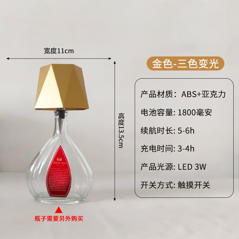 Tall Metal Desk Lamp Wine Headlamp Bar Clear Bar Cafe Ambient Light Mushroom Lamp Ambient Desk Lamp Bud Lamp