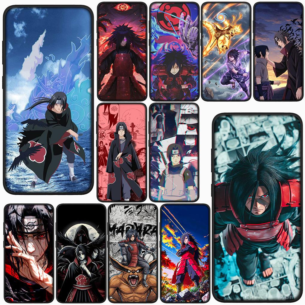 for Samsung Galaxy A56 A26 A36 A10 A20 A30 A31 A32 A50 A55 A52 A53 A33 A12 A14 Phone Case Madaras Sasuke Narutos Akatsuki Itachi