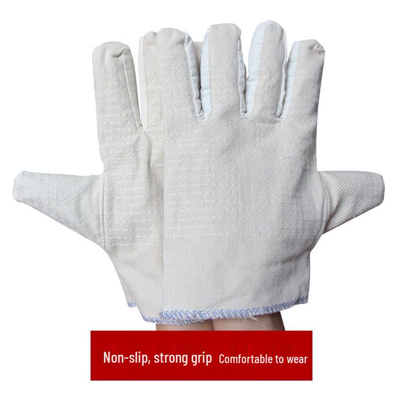 Heavy-Duty Canvas Welding & Work Gloves (10 Pairs)