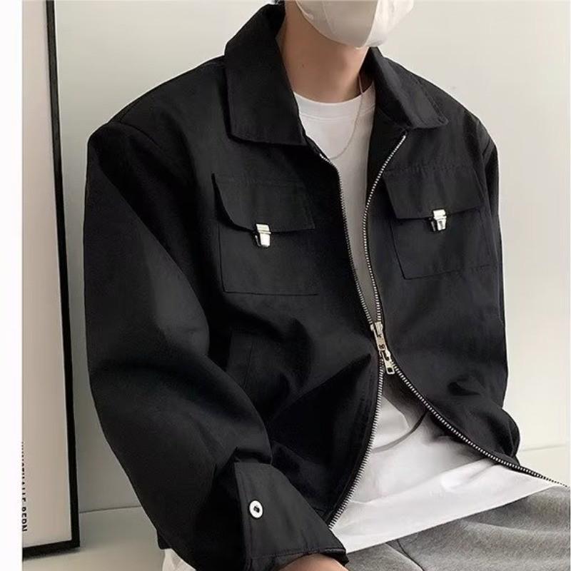 J152 Black-Khaki Double Layer Jacket (Thick Composite Fabric) P38 M-3XL