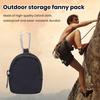 Fanny Pack Waterproof Oxford Cloth Portable Coin Purse Keychain Wallet Headset Case Camouflage Print Storage Waist Bag