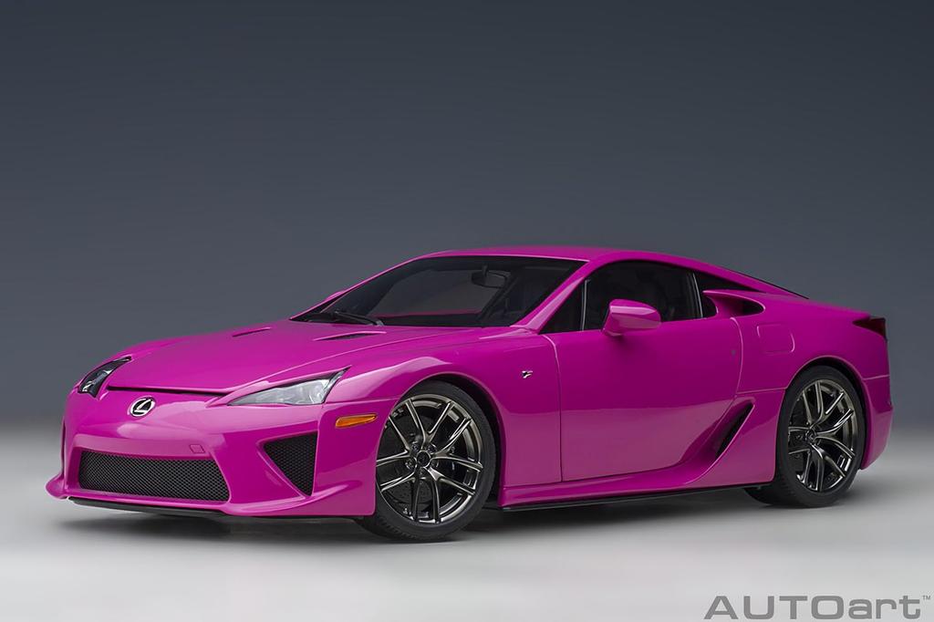 AUTOart 1/18 Scale Lexus LFA (Passionate Pink) Finished Product