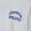 Champion Oatmeal Long Sleeve Crew Neck Sweatshirt with Graphic Logo Men's Print, C3-A033