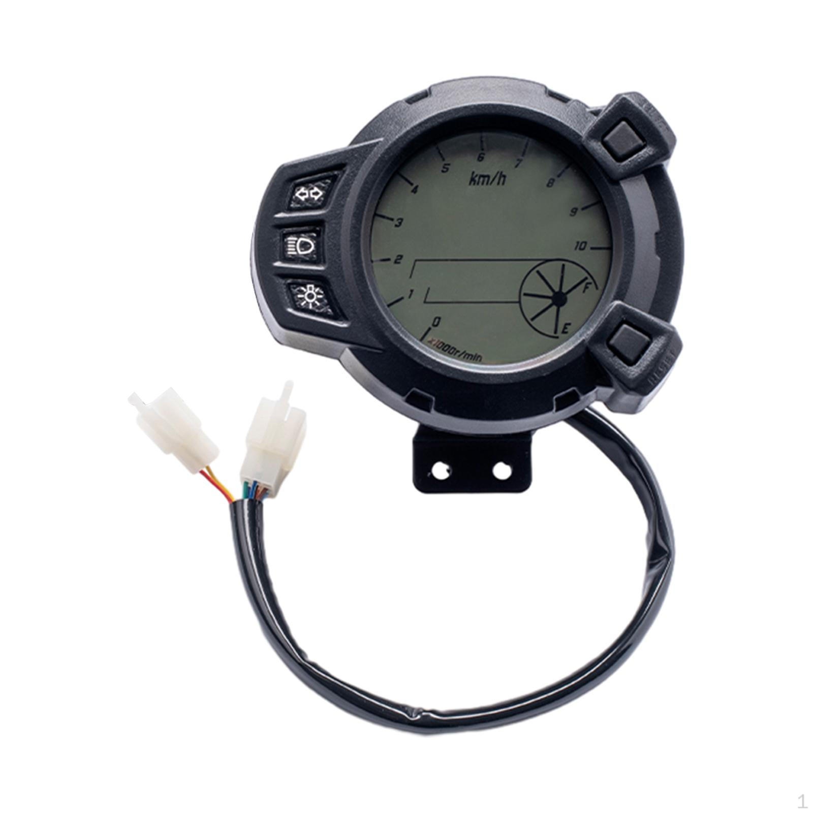 

12V Motorcycle Speedometer LCD Digital Display Screen