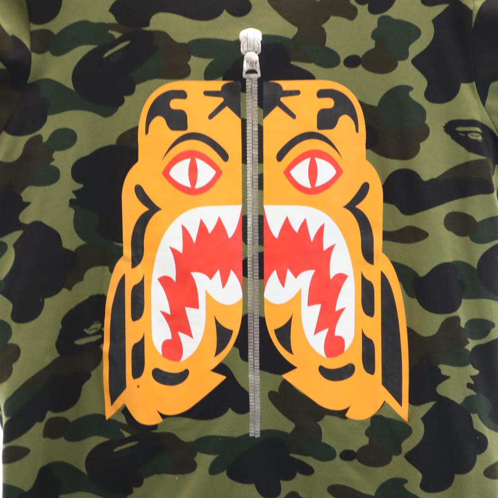 A Bathing Ape Camouflage Pattern Tiger Short Sleeve T-shirt S Camouflage Men's Used