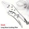 1Pcs Long Jaw Welding Clamp Pliers Chrome Vanadium Vise Grip Pliers  For Welding Metalwork