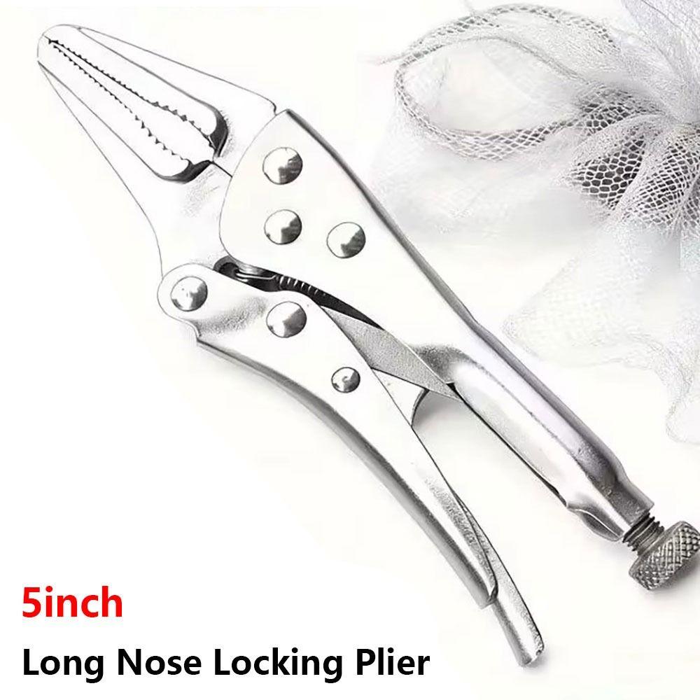 1Pcs Long Jaw Welding Clamp Pliers Chrome Vanadium Vise Grip Pliers  For Welding Metalwork