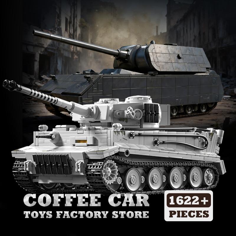 Military Heavy Tank Building Block Toys Army Armored Cars MOC Bricks Sets Soldier Panzer Model Adult Children Birthday Gifts DIY