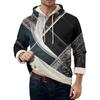 Men's Casual Long-Sleeve Fleece Hoodie With Pockets