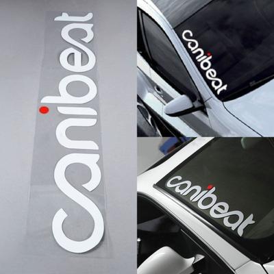 Adesivo per auto Cool Canibeat, decalcomania per parabrezza anteriore, decorazione per auto e moto