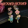 Medieval Vintage Jewelry High Quality Fairy Candy Color Flower Bracelet Summer Temperament Sweet Vintage Bracelet