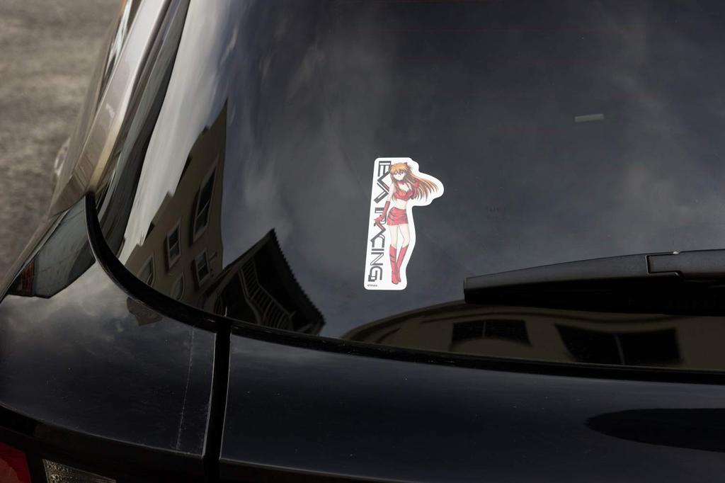 Evangelion Racing EVA Racing Sticker Asuka Race Queen Character Sticker Anime Licensed Product LCS1231 Gs Official Goods