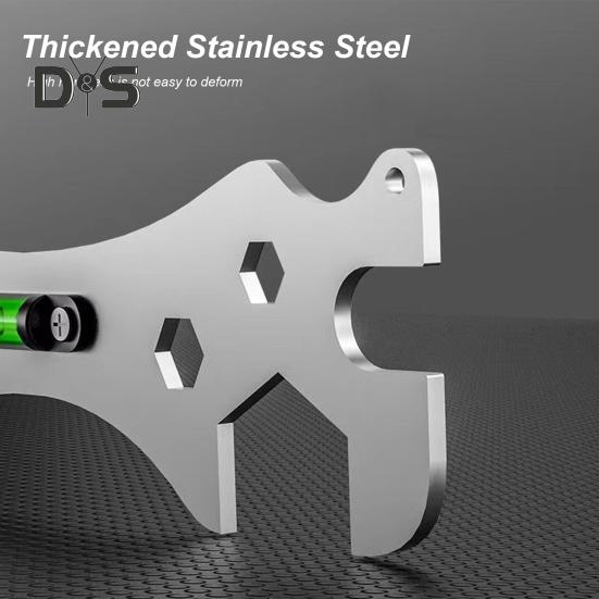 Bathroom Repair Key Multi-Purpose Shower Key Tool Repair Faucet Wrench for 8mm/10mm/12mm/14mm/17mm/23mm/24mm Hex Screws