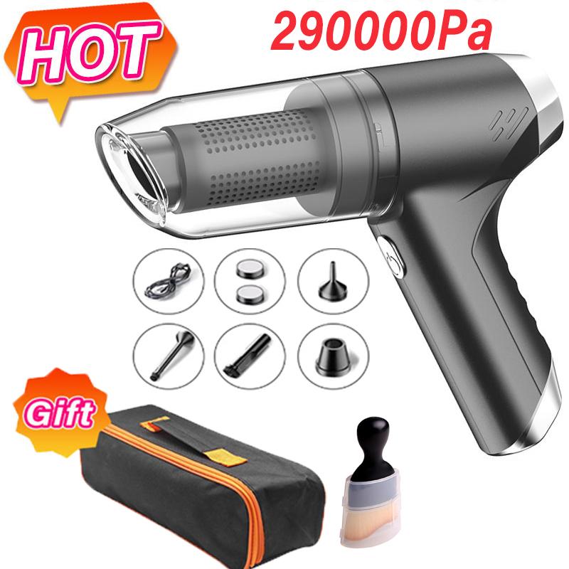 Car Vacuum Cleaner 3in1 Wireless Vacuum Cleaner Handheld Vacuum Pump For Home Portable Cordless Powerful Strong Suction