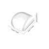 Transparent Self Adhesive Door Draft Stopper Floor Mounted Door Stop for Wall Furniture Door Handle Protection Home Improvement