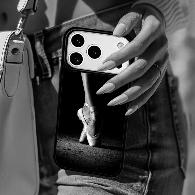 Balletto Ballerina Dancer Scarpe Phone Case For iPhone 17 Air 14 15 13 12 Max Cover For Apple 14 15 16 16e 11 Pro Max Plus Coque