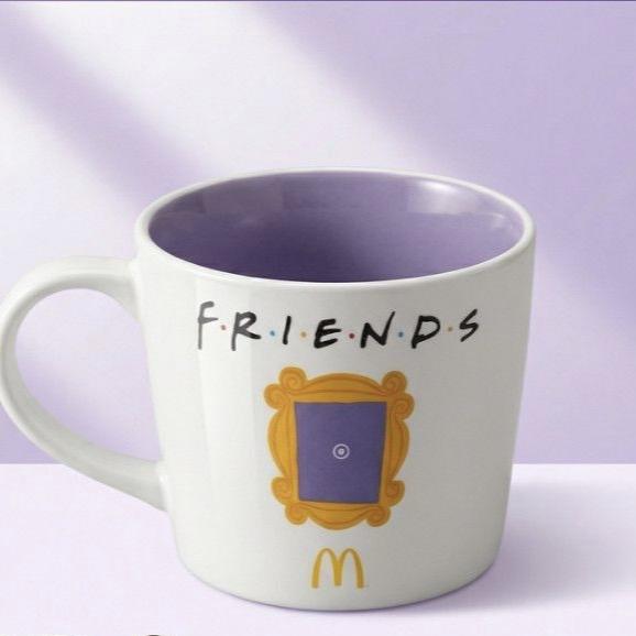 Friends Central Perk Ceramic Coffee Mug Classic TV Show Merchandise Novelty Tea Cup for Fans Home Office Gift