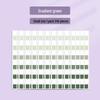 Gradient Index Tabs: Transparent Sticky Notes with Writable Labels and Strong Adhesive