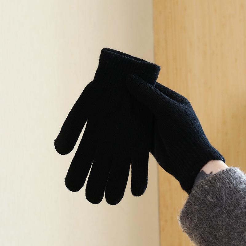 

Вязаные перчатки для мужчин и женщин для сохранения тепла зимой, шерсть, для осенне-зимней езды на велосипеде, рыбалки на открытом воздухе, персонализированный тренд