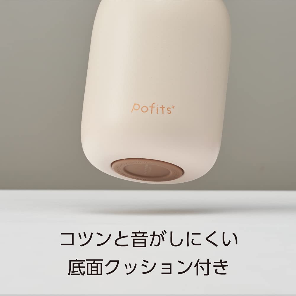 Doshisha pofits+ Mug Bottle, 320ml, Charcoal Gray