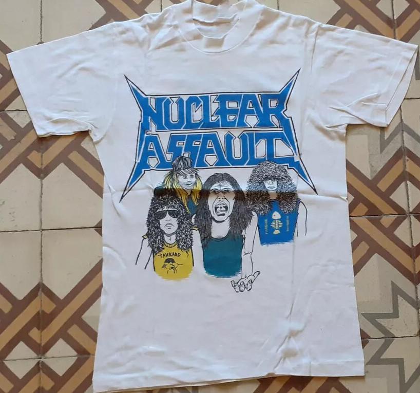 Vtg Nuclear Assault Band Tour Concert T-shirt size S-5XL L