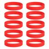 10/20Pcs 3.15" Silicone Rubber Bands Non-slip Flat Elastic Rubber Wrapping Bands for Books Traps Art Wrapping Paper Cord Wraps