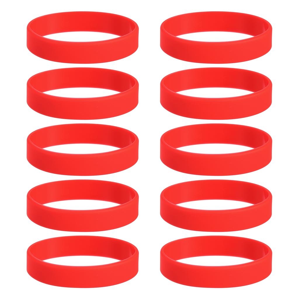 10/20Pcs 3.15" Silicone Rubber Bands Non-slip Flat Elastic Rubber Wrapping Bands for Books Traps Art Wrapping Paper Cord Wraps