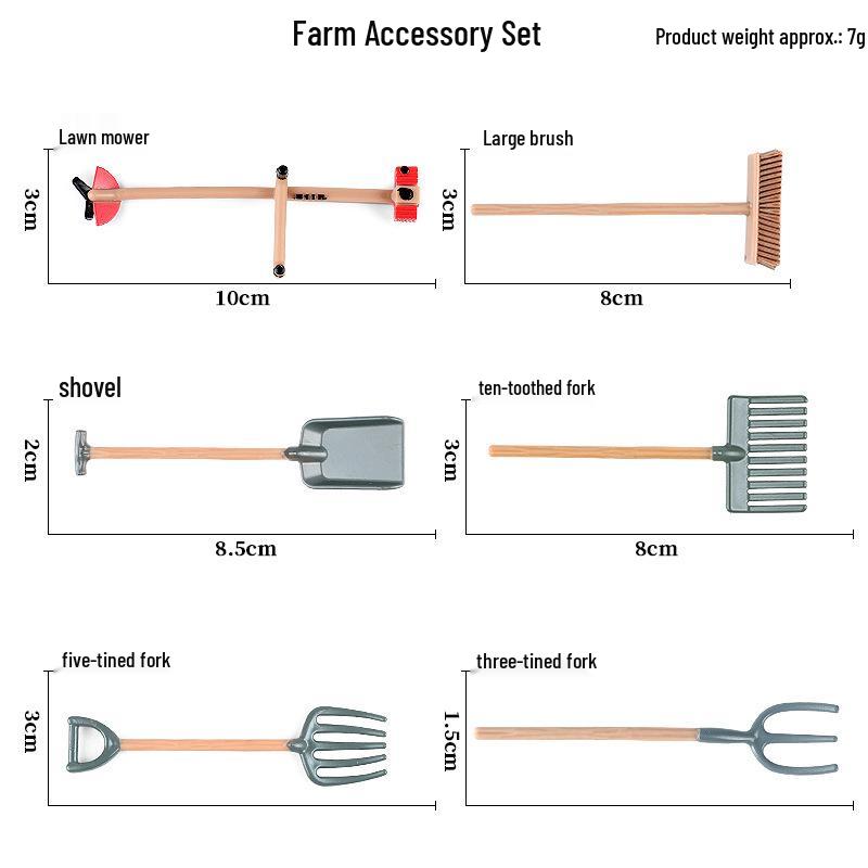 Creative Simulation Fence Set for Farm, Ranch, Zoo, or Sandbox Decorations