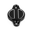 Frezon CNC Aluminum Filter Cap Cover for Ducati Monster 696 821 937 1100 1200S Black