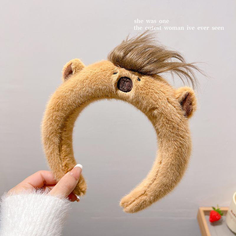 Cartoon Plüsch Ratatouille Stirnband: Süßes japanisches & koreanisches Haaraccessoire zum Gesichtswaschen