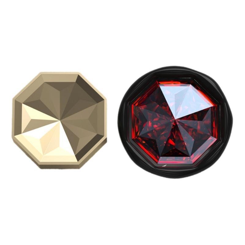 Crystal Carved Seal Stamp Head Irregular Crystal Stone Sealing Stamp Head for Seal Invitations Envelope Scrapbooking