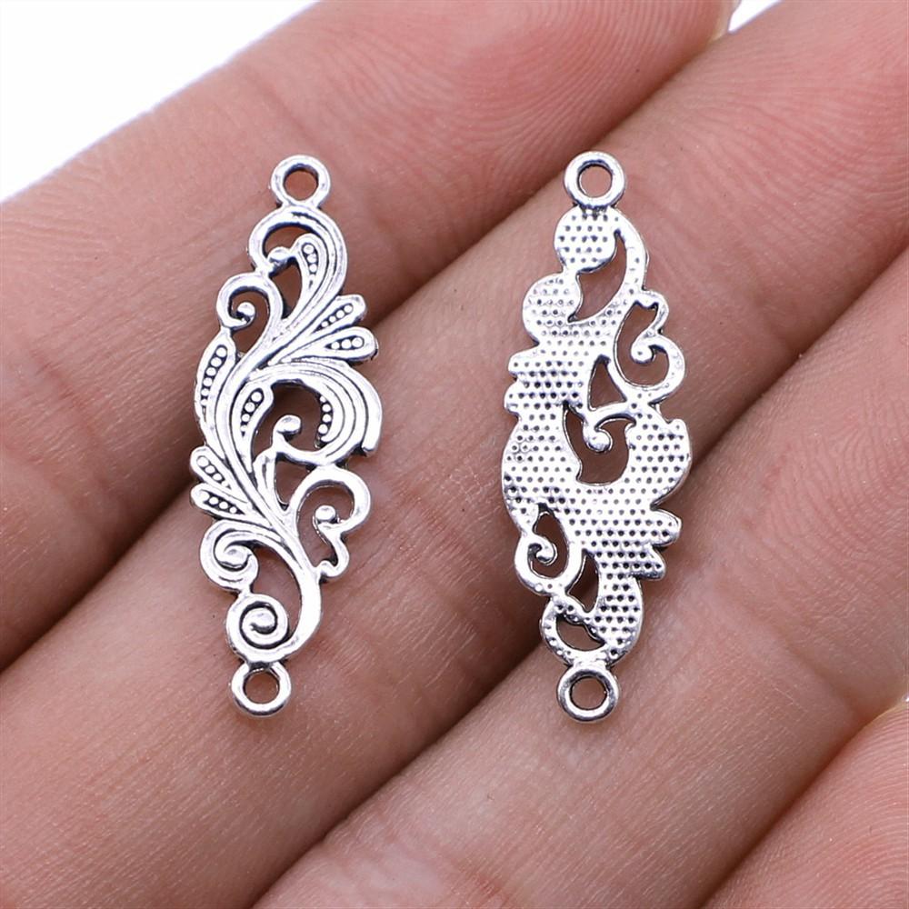 20pcs Motif Connector Charms For Bracelet Necklace Earring Making DIY Handmade Craft Pendant