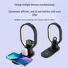 4-in-1 Wireless Charger & Night Light Stand (15W, Multifunctional, Desktop)