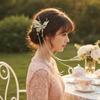Alloy Butterfly Hair Clip With Tassel Design For Wedding Party