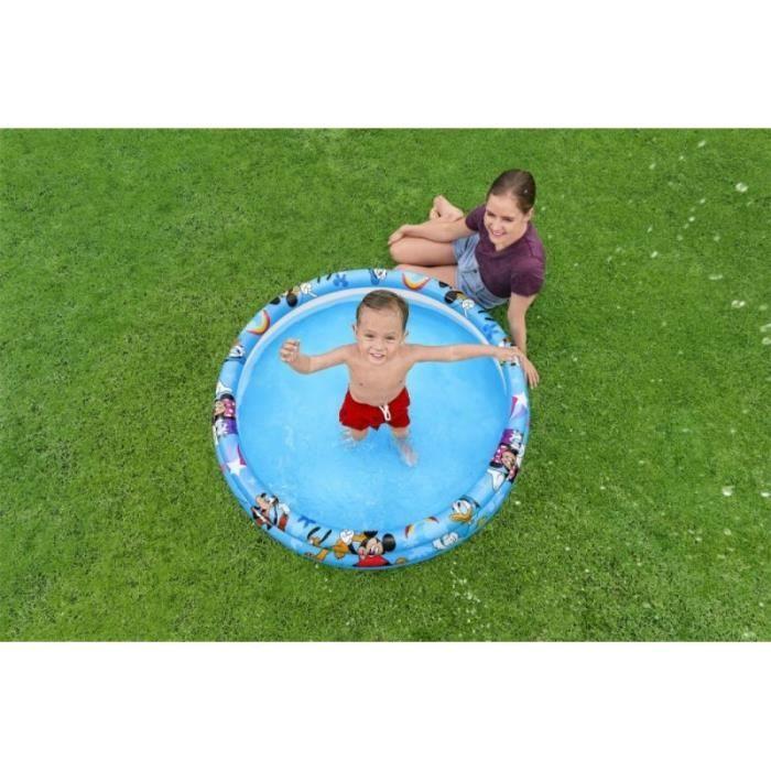 Piscine Gonflable - BESTWAY - Disney Junior Mickey - Multicolore - 3 À 12 Ans - Extérieur