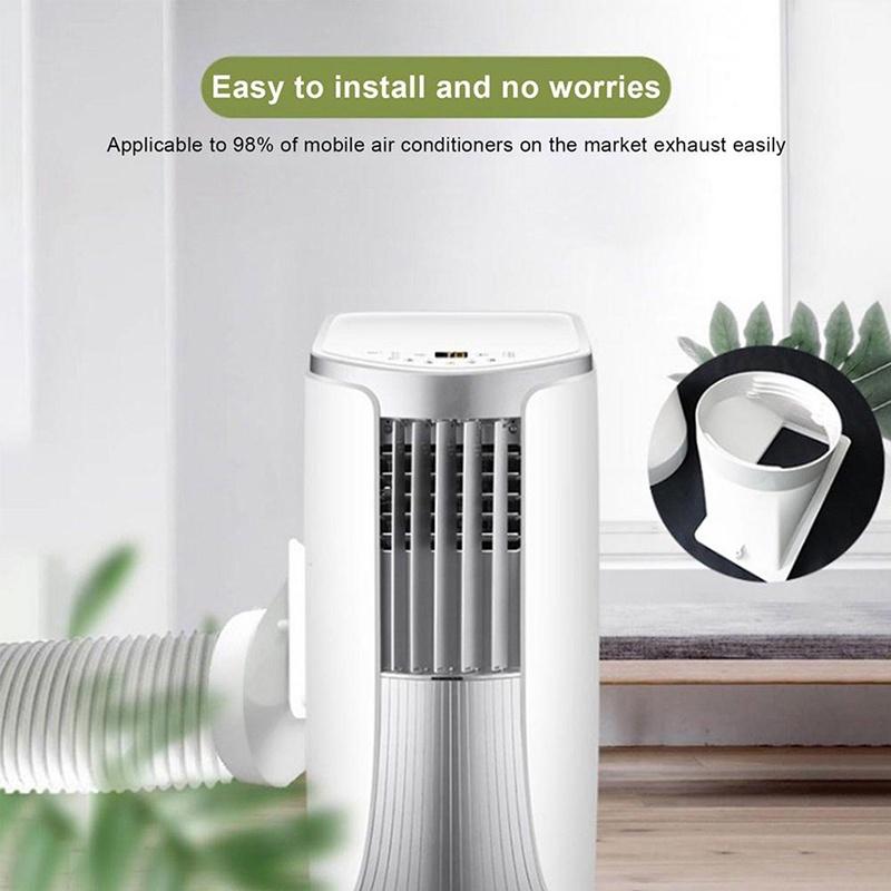 Przenośny adapter okienny do węża wydechowego klimatyzatora, złączka do rury wentylacyjnej mobilnego klimatyzatora, uniwersalny, 13cm/15cm, akcesoria