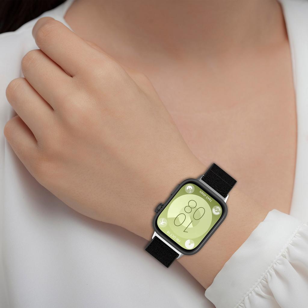 Pro Huawei Watch Fit 3 Nylonový řemínek Elastický Solo Loop Sportovní řemínky k hodinkám