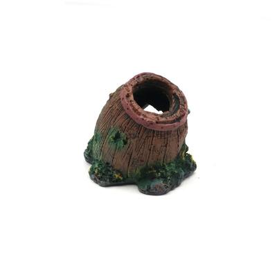 Aquarium Artificial Barrel Cave Resin Ornaments Decorations Landscaping Accessories For Fish Tank Aquarium Decoration Supplies
