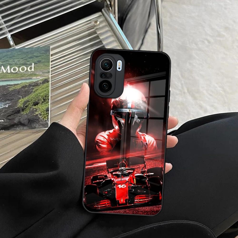 Charles Leclerc 16 F1 Phone Case for Xiaomi 14 13 12 11 13t 12t 11t POCO M6 M5 X6 X5 F6 F5 Ultra Pro Lite 5G Toughened Glass