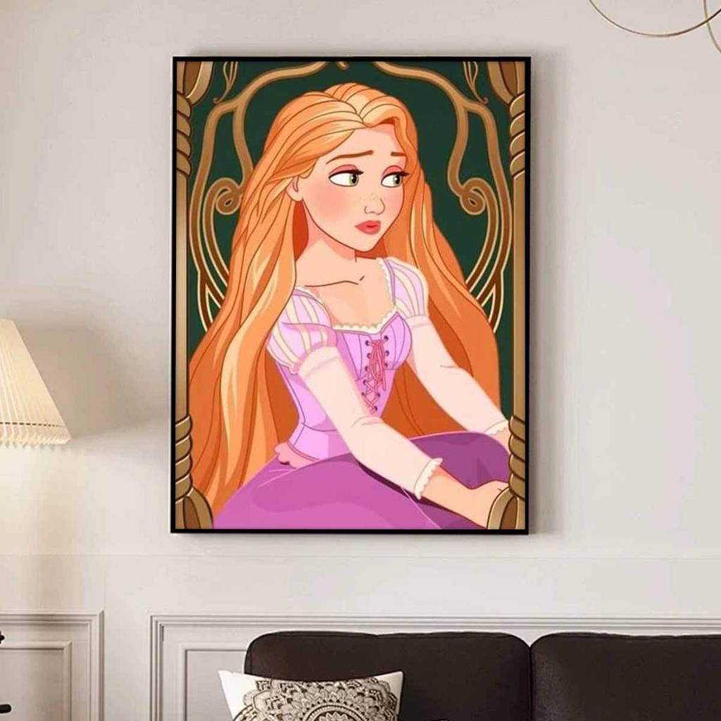 5D Diy Diamond Painting The Puzzled Princess Full Drill Rhinestones Mosaic Embroidery Handmade Products Home Decor Gift