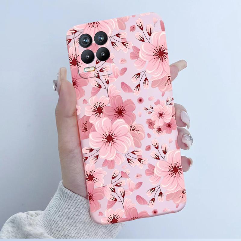 For Realme 8 Pro Case RMX3085 Soft TPU Silicone Cover Cute Cartoon Panda Phone Case For Oppo Realme8 4G 5G RMX3081 RMX3241 Funda