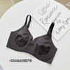 Original cool underwear women's big breasts show small breasts summer ultra-thin bra seamless rabbit ears anti-sagging bra