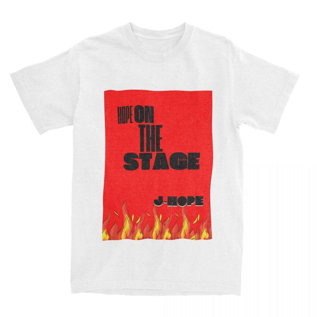 Kpop  J-Hope Hope On The Stage Tour 2025 T-Shirt Novelty T-Shirts Short Sleeve Vintage Tshirt Summer Cotton 4XL 5XL 6XL Clothes