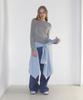 RONRON Soft Mini Label Long Sleeve Gray