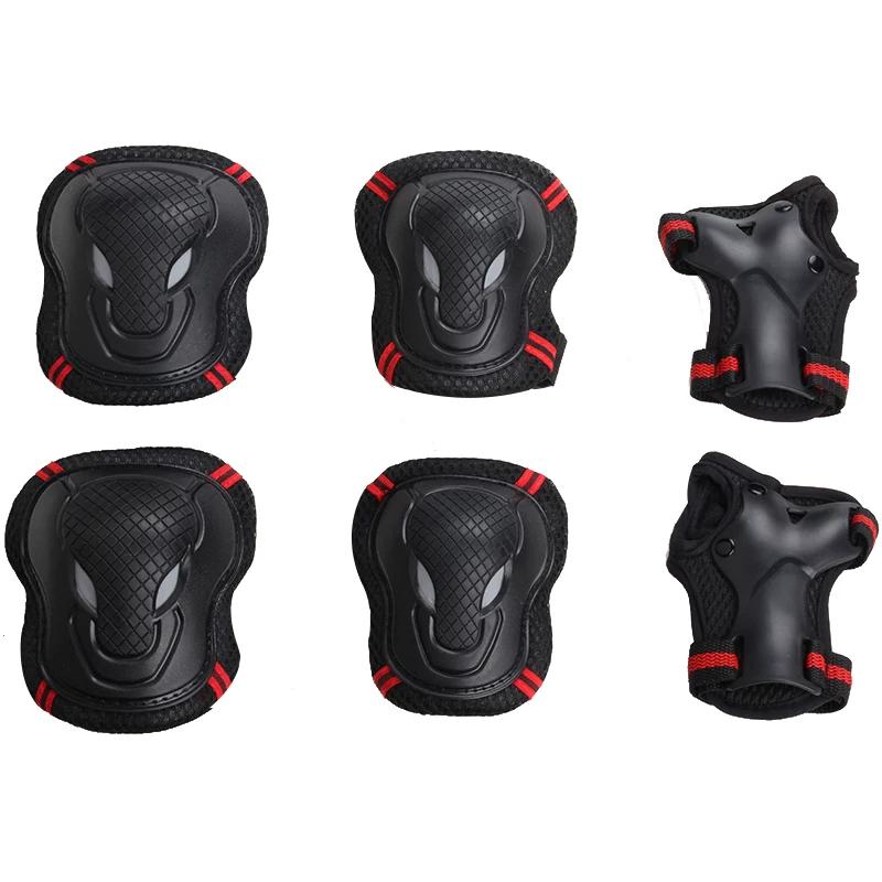 Roller Skating Protective Gear Thickened Set Adult and Children Knee Pads Men and Women Skateboarding the Skating Shoes Skating Balance Bike Helmet